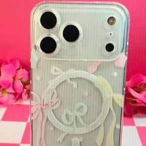 Clear Floral Phone Case